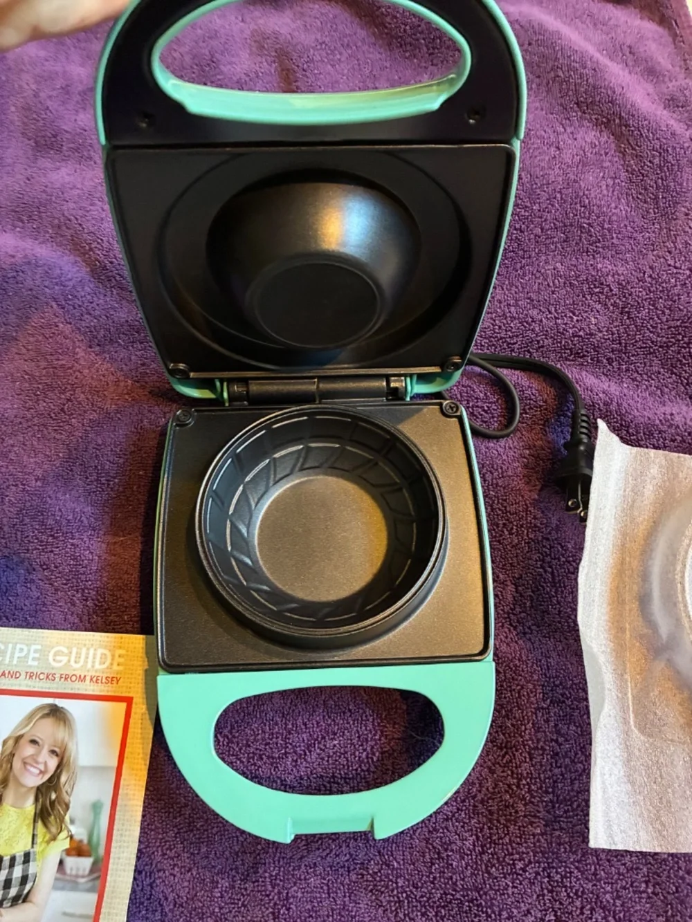 New in box Kelsey Nixon Waffle Bowl Maker